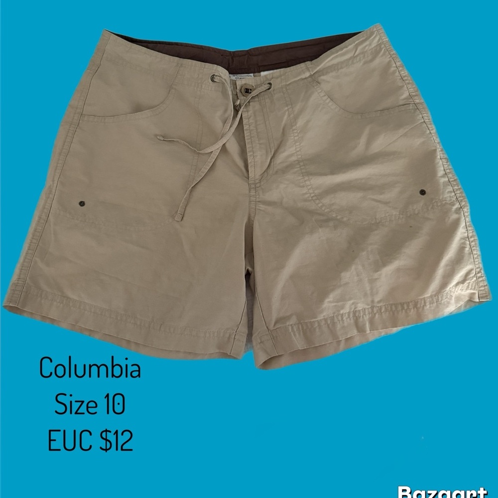 Columbia Brown and Tan Outdoor Shorts